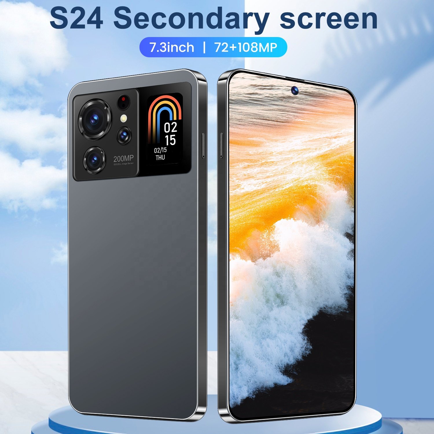 2024 Original S24 Secondary screen phone Smartphone 16+1TB Mobile Phone Cell Gaming Phone 5G smartphone 3G&4G smartphone